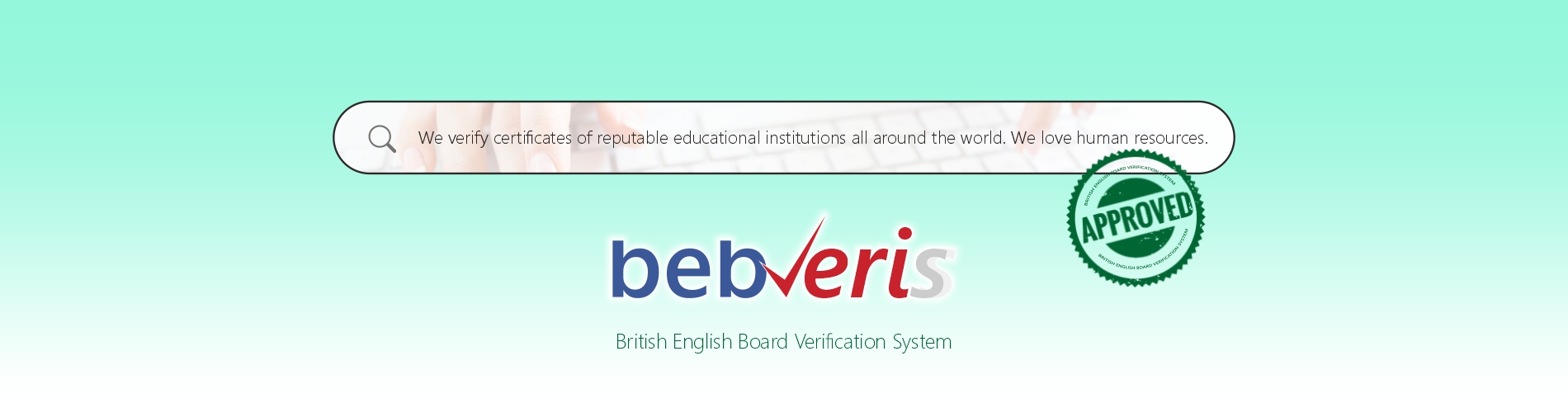British English Board Verification System - BEBVERIS